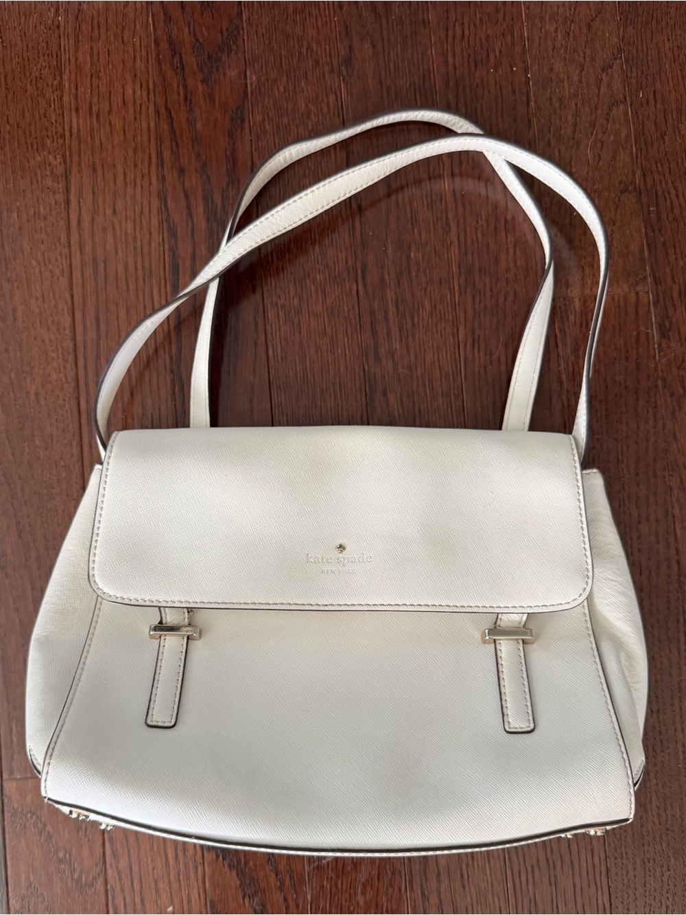 Kate Spade small luciana in white purse bag